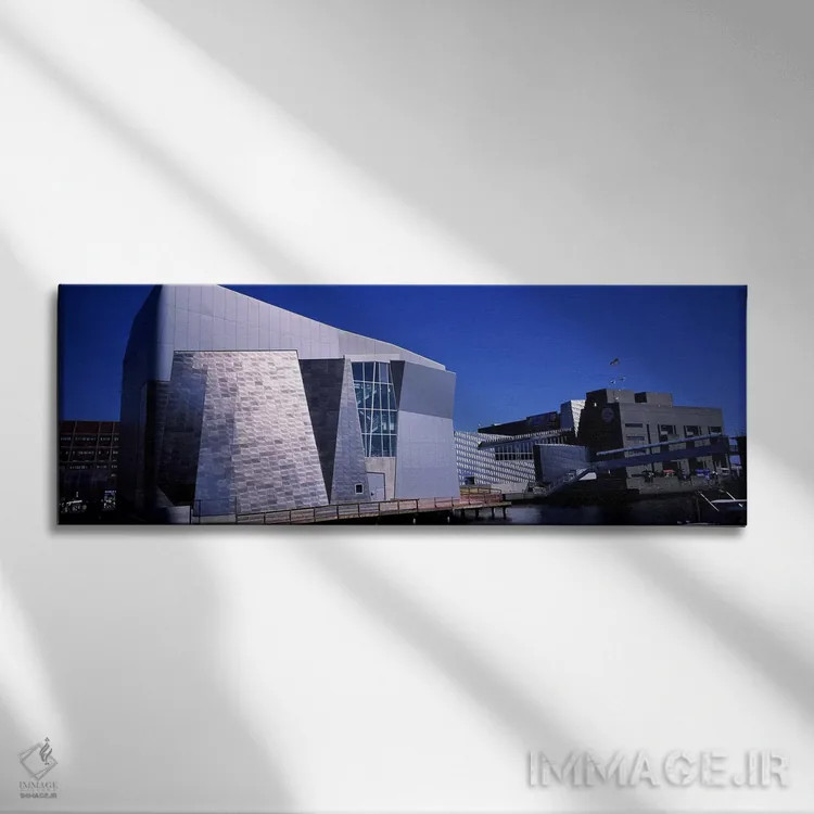 تابلو دکوراتیو New England Aquarium, Boston Harbor, Boston, Suffolk Co… اثر پانورامیک ایمجز - نمای روبهرو روی دیوار