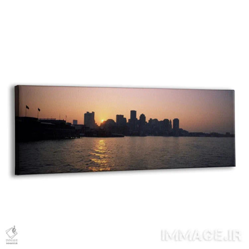 تابلو دکوراتیو Boston Harbor, Boston, Suffolk County, Massachusetts, U… اثر پانورامیک ایمجز - نمای پرسپکتیو محصول