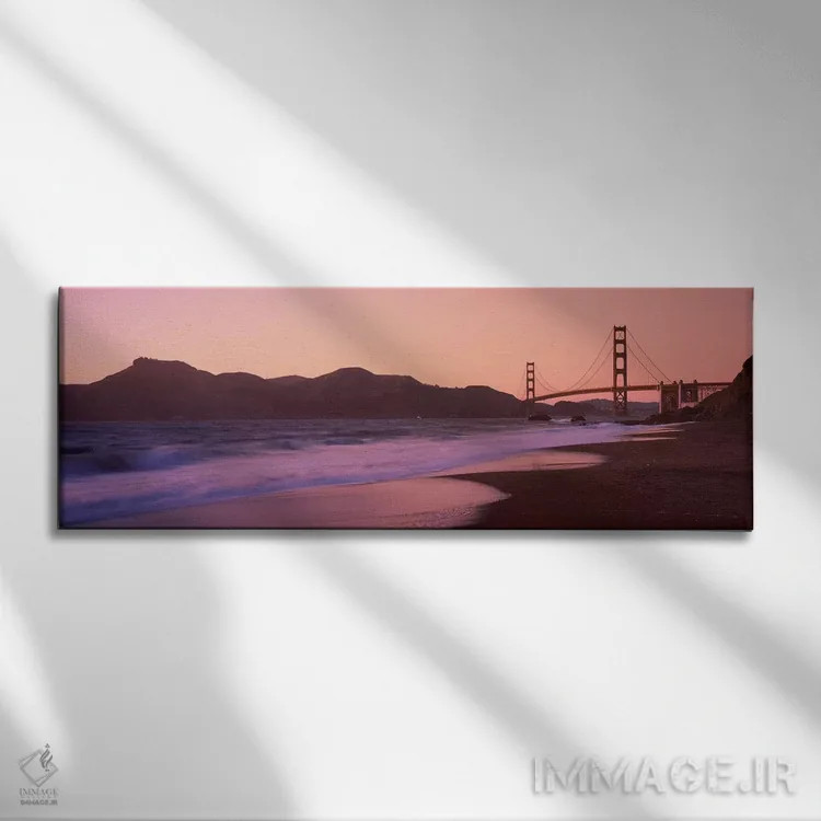 تابلو دکوراتیو Baker Beach, Golden Gate Bridge, San Francisco, San Fra… اثر پانورامیک ایمجز - نمای روبهرو روی دیوار