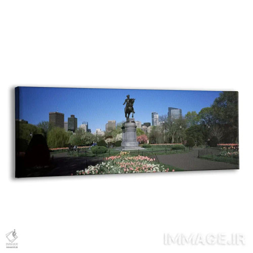 تابلو دکوراتیو Paul Revere Statue, Boston Public Garden, Boston, Suffo… اثر پانورامیک ایمجز - نمای پرسپکتیو محصول