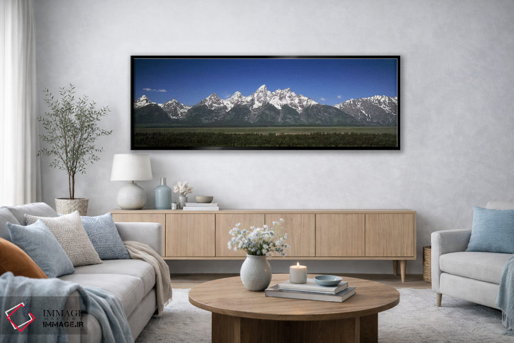 تابلو دکوراتیو Teton Point Turnout, Teton Range, Grand Teton National… اثر پانورامیک ایمجز - D3B