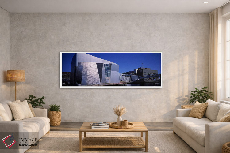 تابلو دکوراتیو New England Aquarium, Boston Harbor, Boston, Suffolk Co… اثر پانورامیک ایمجز - D3W