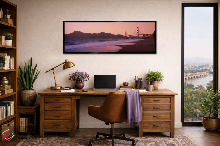 تابلو دکوراتیو Baker Beach, Golden Gate Bridge, San Francisco, San Fra… اثر پانورامیک ایمجز - D2B