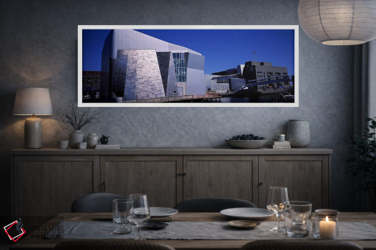 تابلو دکوراتیو New England Aquarium, Boston Harbor, Boston, Suffolk Co… اثر پانورامیک ایمجز - D4W