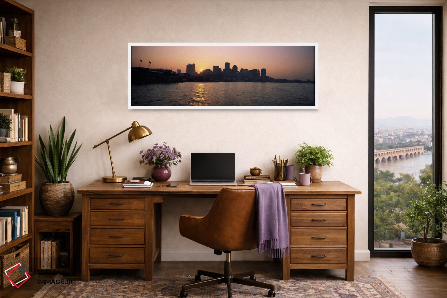 تابلو دکوراتیو Boston Harbor, Boston, Suffolk County, Massachusetts, U… اثر پانورامیک ایمجز - D1W