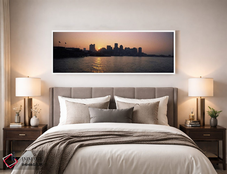 تابلو دکوراتیو Boston Harbor, Boston, Suffolk County, Massachusetts, U… اثر پانورامیک ایمجز - D3W
