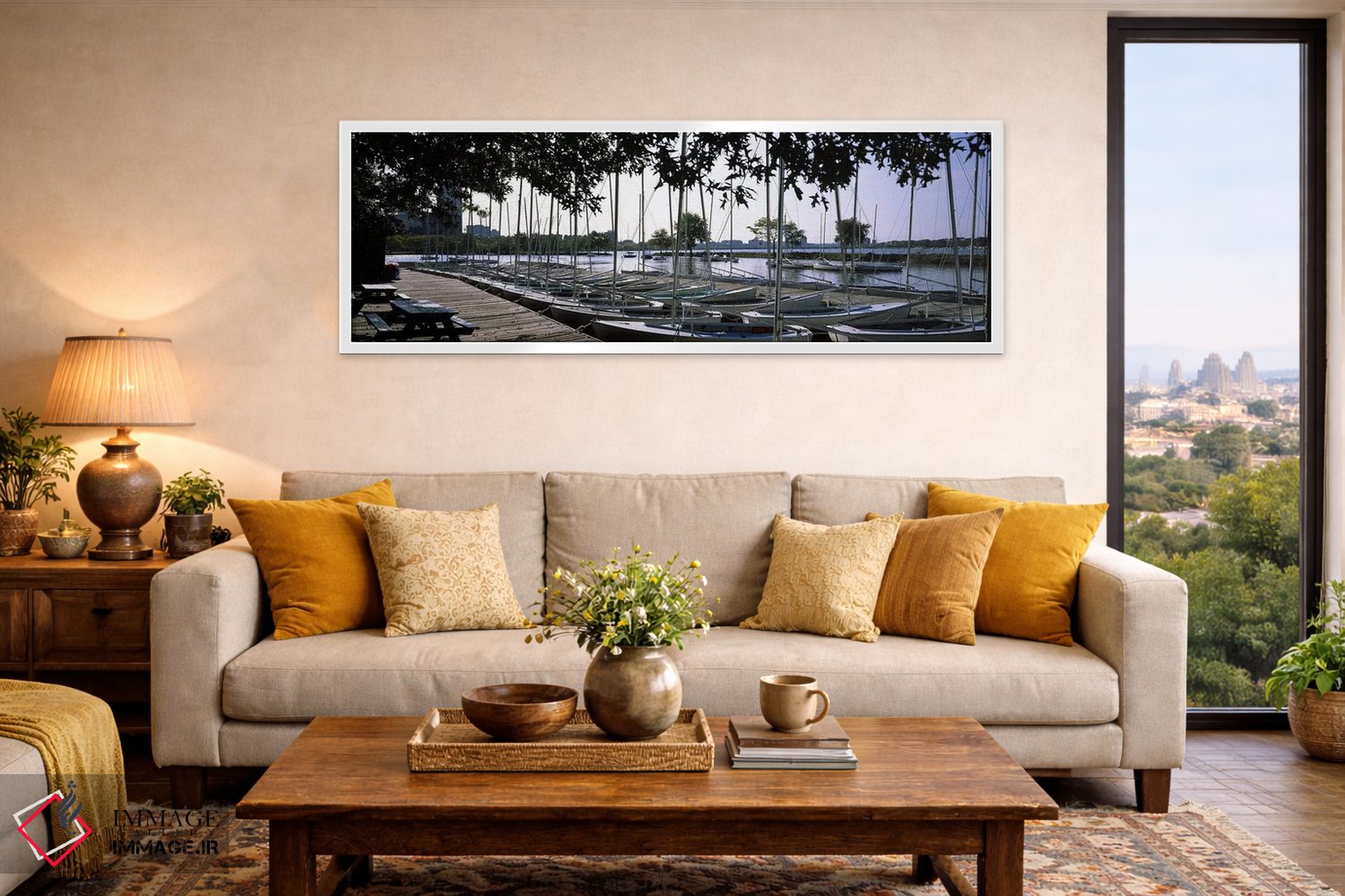 تابلو دکوراتیو Charles River, Boston, Suffolk County, Massachusetts, U… اثر پانورامیک ایمجز - D5W