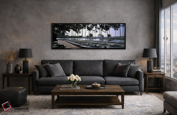 تابلو دکوراتیو Charles River, Boston, Suffolk County, Massachusetts, U… اثر پانورامیک ایمجز - D6B