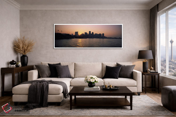 تابلو دکوراتیو Boston Harbor, Boston, Suffolk County, Massachusetts, U… اثر پانورامیک ایمجز - D4W