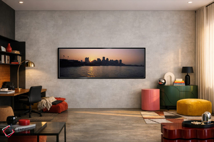 تابلو دکوراتیو Boston Harbor, Boston, Suffolk County, Massachusetts, U… اثر پانورامیک ایمجز - D6B