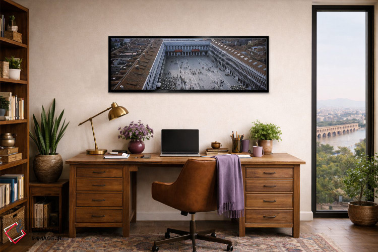 تابلو دکوراتیو St. Mark's Square, St Mark's Campanile, Venice, Veneto… اثر پانورامیک ایمجز - D2B