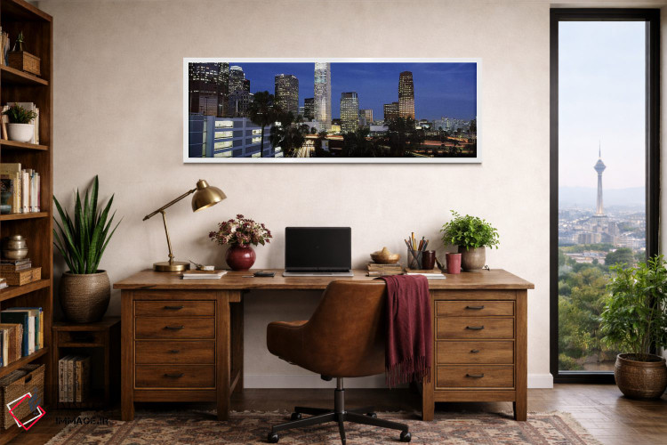 تابلو دکوراتیو City Of Los Angeles, Los Angeles County, California, US… اثر پانورامیک ایمجز - D1W
