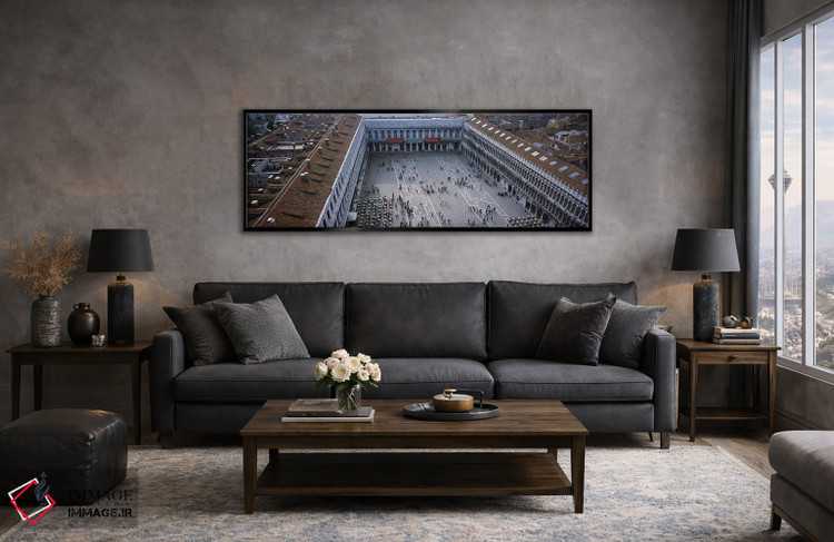تابلو دکوراتیو St. Mark's Square, St Mark's Campanile, Venice, Veneto… اثر پانورامیک ایمجز - D6B