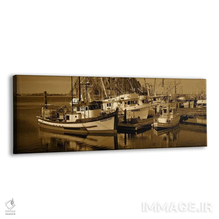 تابلو دکوراتیو Morro Bay, San Luis Obispo County, California, USA,قایق… اثر پانورامیک ایمجز - نمای پرسپکتیو محصول