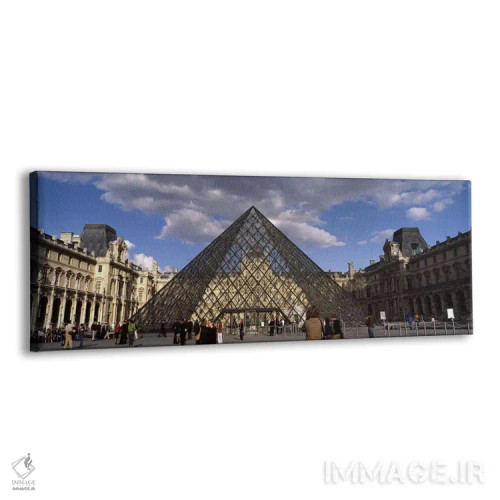 تابلو دکوراتیو Louvre Pyramid, Musee Du Louvre, Place du Carrousel, Pa… اثر پانورامیک ایمجز - نمای پرسپکتیو محصول