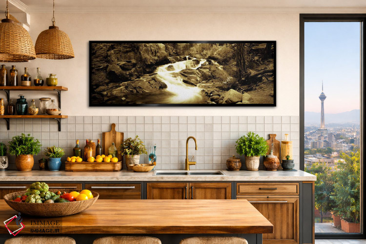 تابلو دکوراتیو Lee Vining Creek, Lee Vining, Mono County, California… اثر پانورامیک ایمجز - D2B