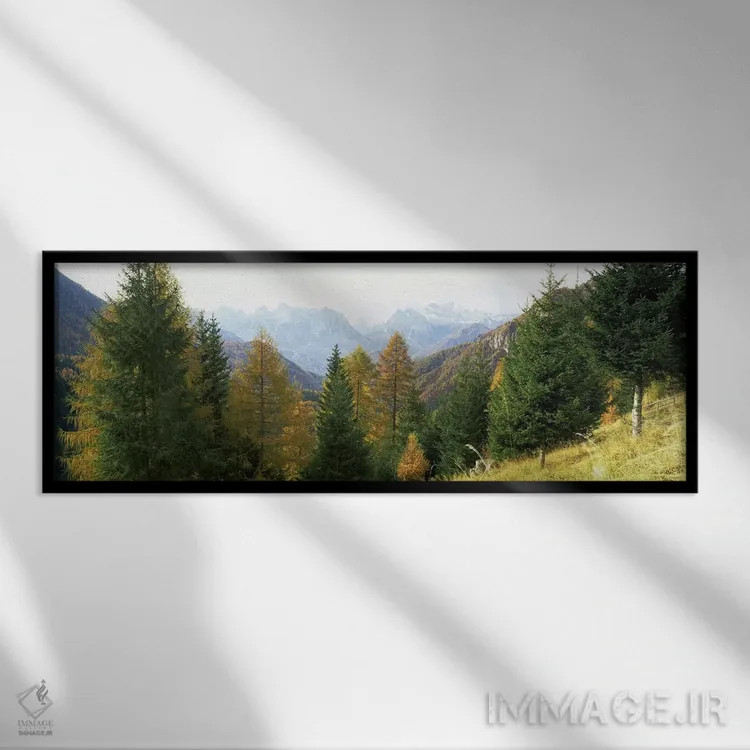 تابلو دکوراتیو Dolomites, Cadore, Province of Belluno, Veneto, Italy,د… اثر پانورامیک ایمجز - نمای قابدار مشکی