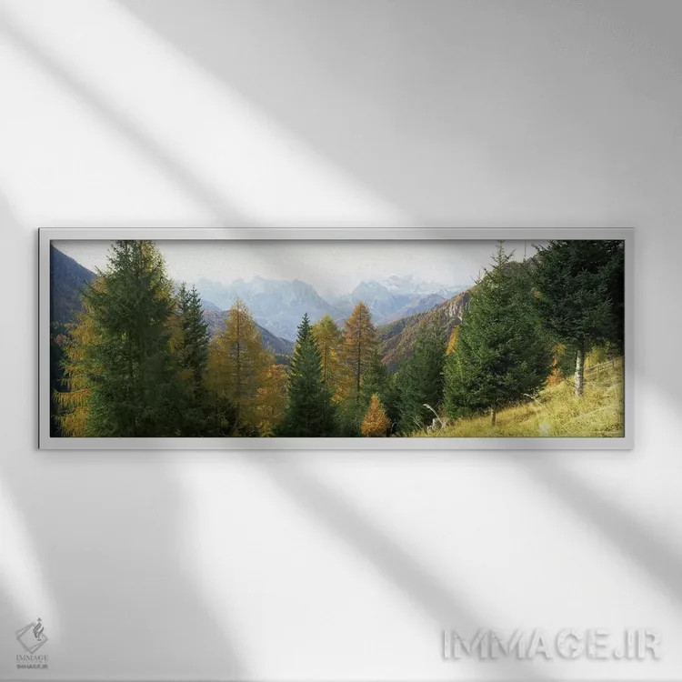 تابلو دکوراتیو Dolomites, Cadore, Province of Belluno, Veneto, Italy,د… اثر پانورامیک ایمجز - نمای قابدار سفید