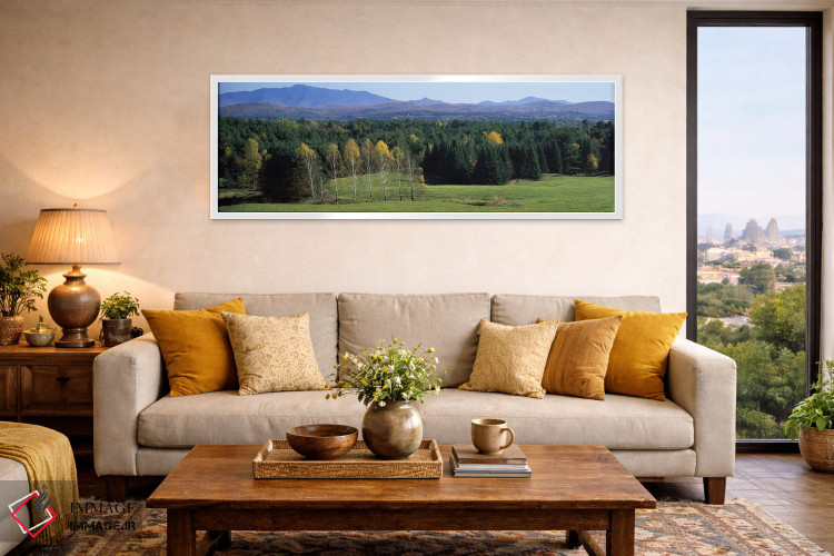 تابلو دکوراتیو Stowe, Lamoille County, Vermont, USA,درختان جنگلی، استو… اثر پانورامیک ایمجز - D5W