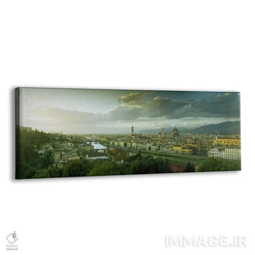 تابلو دکوراتیو Tuscany, Italy,نمای هوایی از فلورانس از میدان میکل آنژ… اثر پانورامیک ایمجز - نمای پرسپکتیو محصول