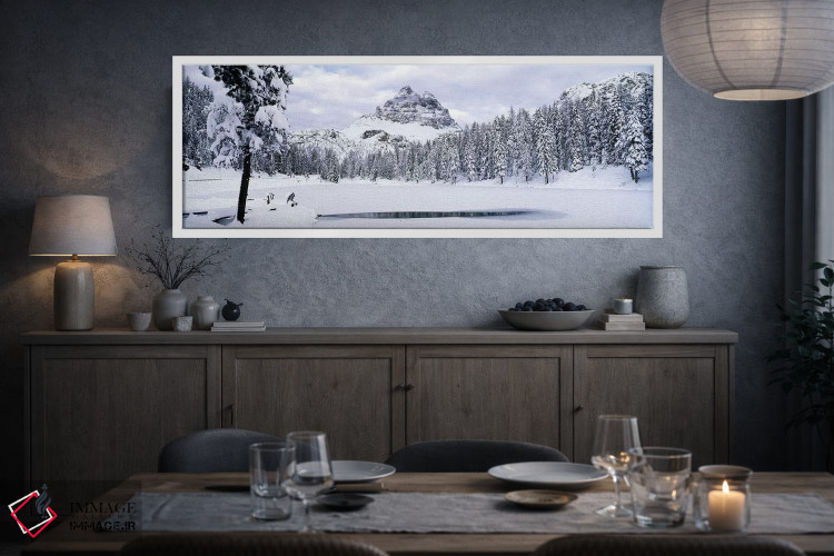 تابلو دکوراتیو Lake Antorno, Tre Cime Di Lavaredo, Dolomites, Cadore… اثر پانورامیک ایمجز - D3W