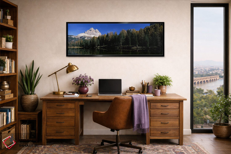 تابلو دکوراتیو Lake Misurina, Tre Cime Di Lavaredo, Dolomites, Cadore… اثر پانورامیک ایمجز - D3B