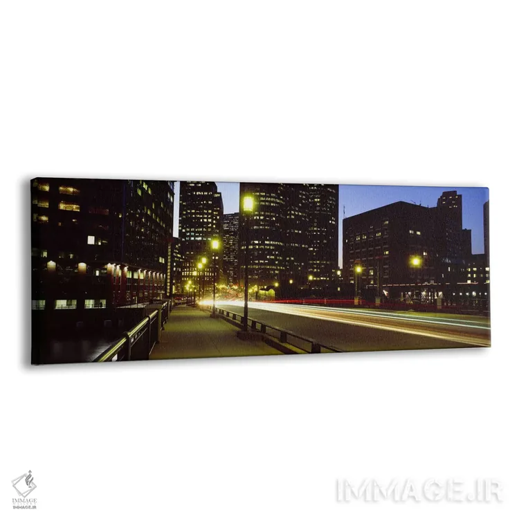 تابلو دکوراتیو Northern Avenue Bridge, Boston, Suffolk County, Massach… اثر پانورامیک ایمجز - نمای پرسپکتیو محصول