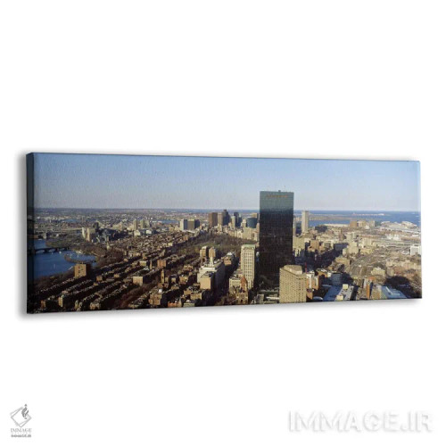 تابلو دکوراتیو Boston, Suffolk County, Massachusetts, USA #3,نمای هوای… اثر پانورامیک ایمجز - نمای پرسپکتیو محصول