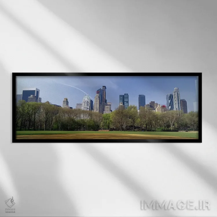 تابلو دکوراتیو Midtown, Manhattan, New York City, New York, USA,نمای ب… اثر پانورامیک ایمجز - نمای قابدار مشکی