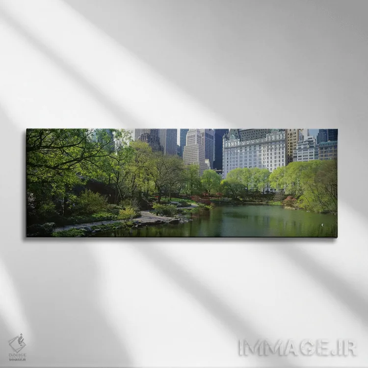 تابلو دکوراتیو Central Park South, Central Park, Manhattan, New York C… اثر پانورامیک ایمجز - نمای روبهرو روی دیوار