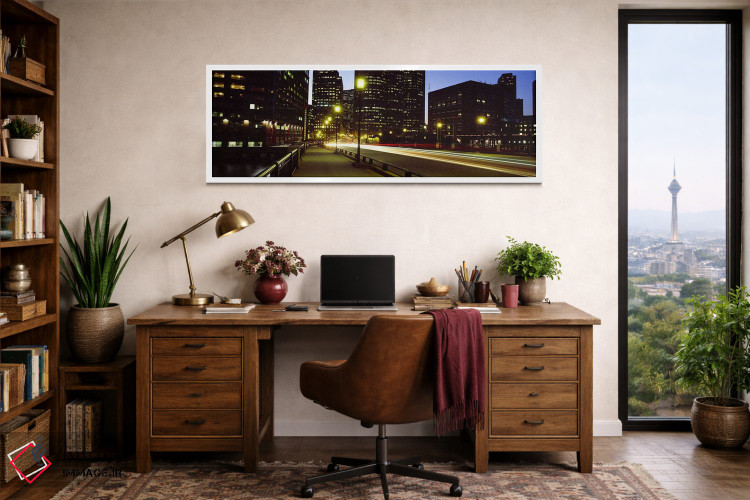 تابلو دکوراتیو Northern Avenue Bridge, Boston, Suffolk County, Massach… اثر پانورامیک ایمجز - D1W