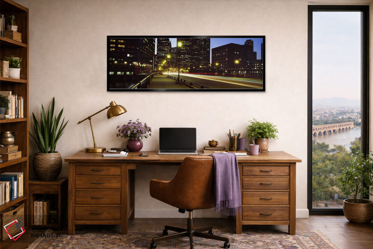 تابلو دکوراتیو Northern Avenue Bridge, Boston, Suffolk County, Massach… اثر پانورامیک ایمجز - D2B