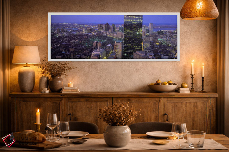 تابلو دکوراتیو Boston, Suffolk County, Massachusetts, USA,نمای هوایی ا… اثر پانورامیک ایمجز - D2W