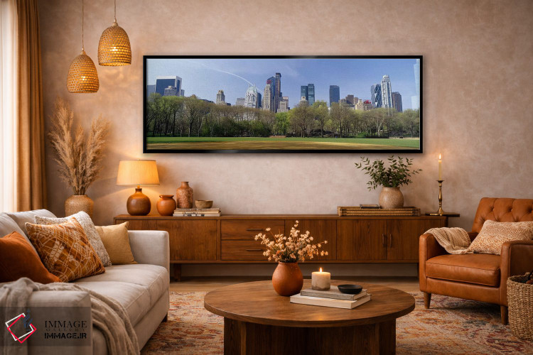 تابلو دکوراتیو Midtown, Manhattan, New York City, New York, USA,نمای ب… اثر پانورامیک ایمجز - D6B