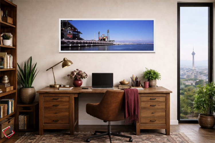 تابلو دکوراتیو AT&T Park, San Francisco, California, USA,پارک بیسبال د… اثر پانورامیک ایمجز - D2W