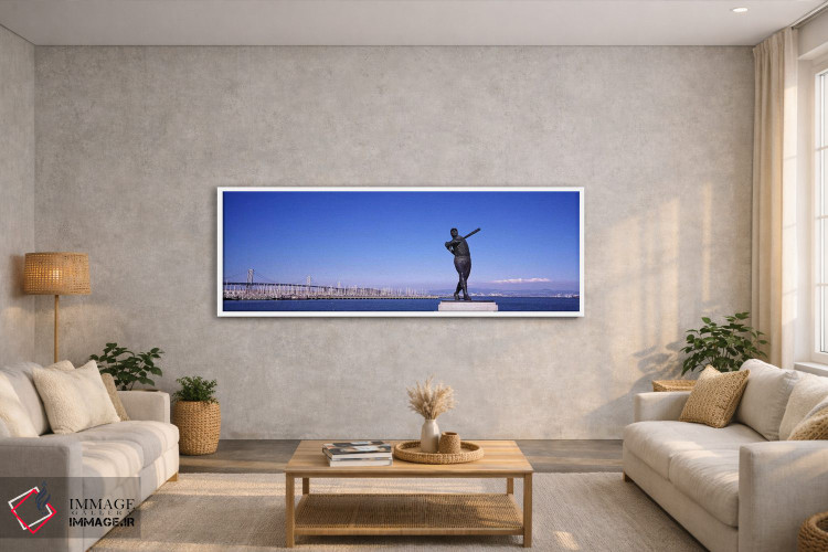 تابلو دکوراتیو Bay Bridge, San Francisco, California, USA,خلیج سان فرا… اثر پانورامیک ایمجز - D2W