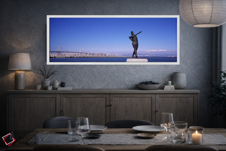 تابلو دکوراتیو Bay Bridge, San Francisco, California, USA,خلیج سان فرا… اثر پانورامیک ایمجز - D3W