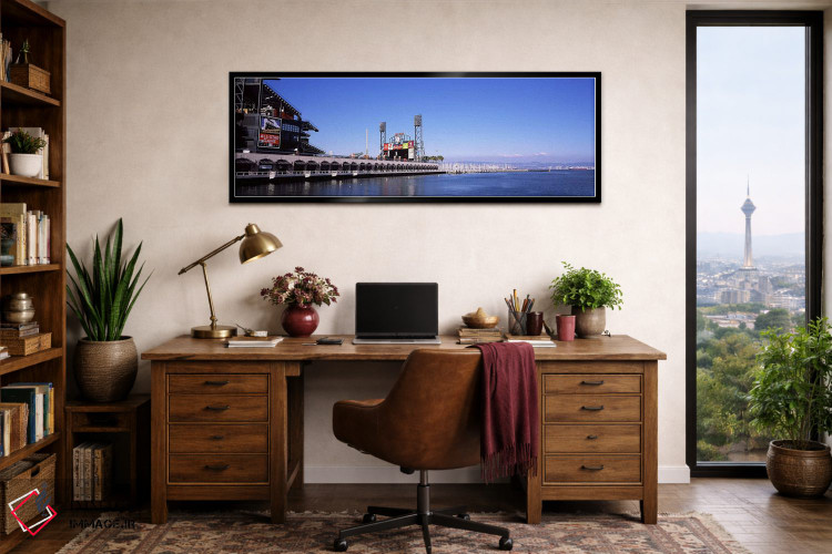 تابلو دکوراتیو AT&T Park, San Francisco, California, USA,پارک بیسبال د… اثر پانورامیک ایمجز - D3B
