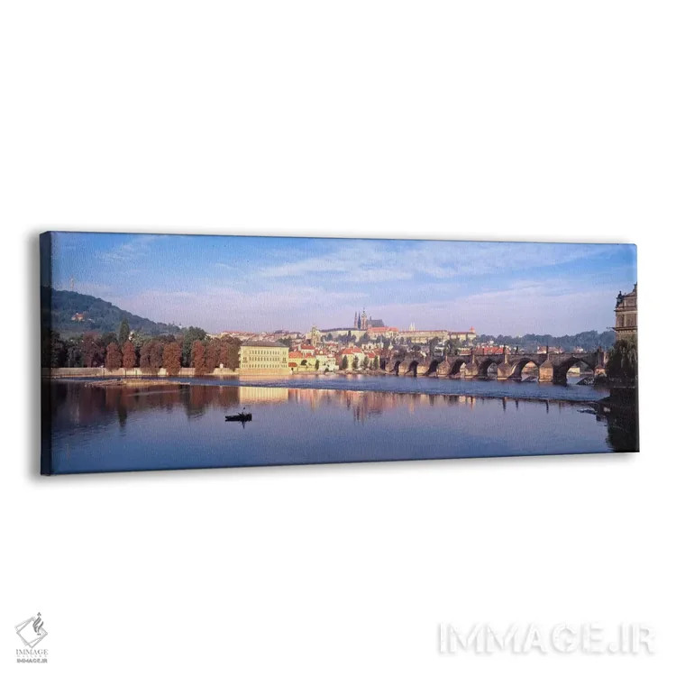 تابلو دکوراتیو Charles Bridge, Hradcany Castle, St. Vitus Cathedral, P… اثر پانورامیک ایمجز - نمای پرسپکتیو محصول
