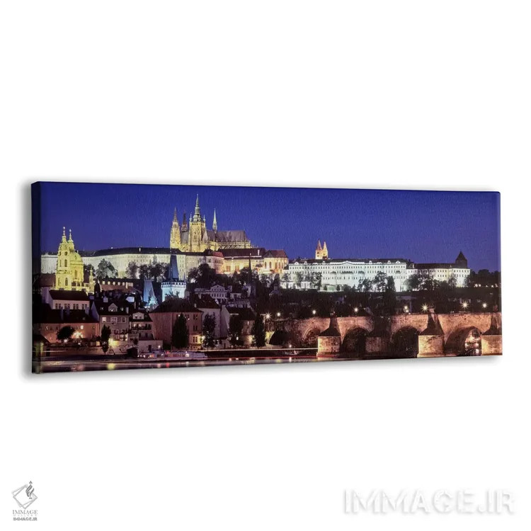 تابلو دکوراتیو Charles Bridge, Hradcany Castle, St. Vitus Cathedral, P… اثر پانورامیک ایمجز - نمای پرسپکتیو محصول