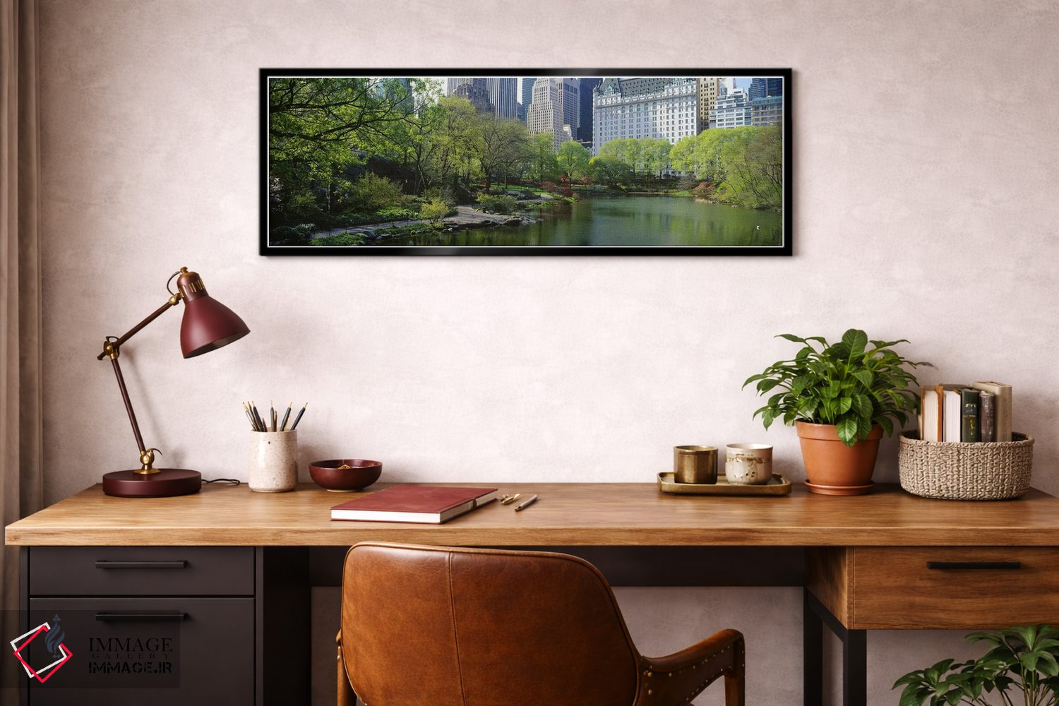 تابلو دکوراتیو Central Park South, Central Park, Manhattan, New York C… اثر پانورامیک ایمجز - D3B