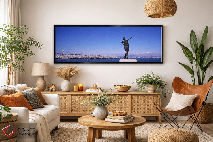 تابلو دکوراتیو Bay Bridge, San Francisco, California, USA,خلیج سان فرا… اثر پانورامیک ایمجز - D4B