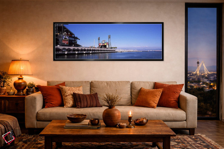 تابلو دکوراتیو AT&T Park, San Francisco, California, USA,پارک بیسبال د… اثر پانورامیک ایمجز - D5B