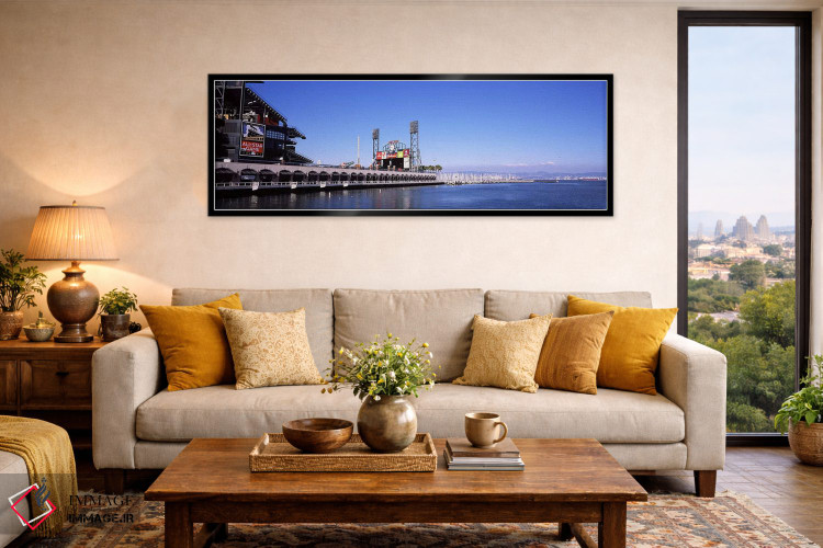 تابلو دکوراتیو AT&T Park, San Francisco, California, USA,پارک بیسبال د… اثر پانورامیک ایمجز - D6B