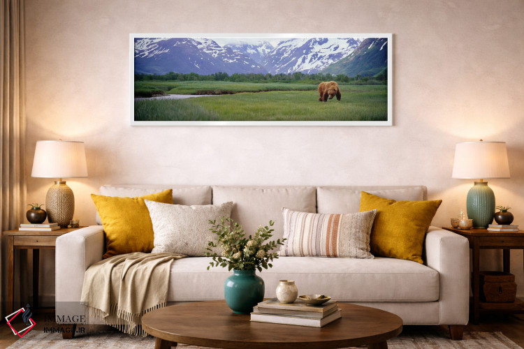 تابلو دکوراتیو Kukak Bay, Katmai National Park, Alaska, USA,خرس گریزلی… اثر پانورامیک ایمجز - D1W