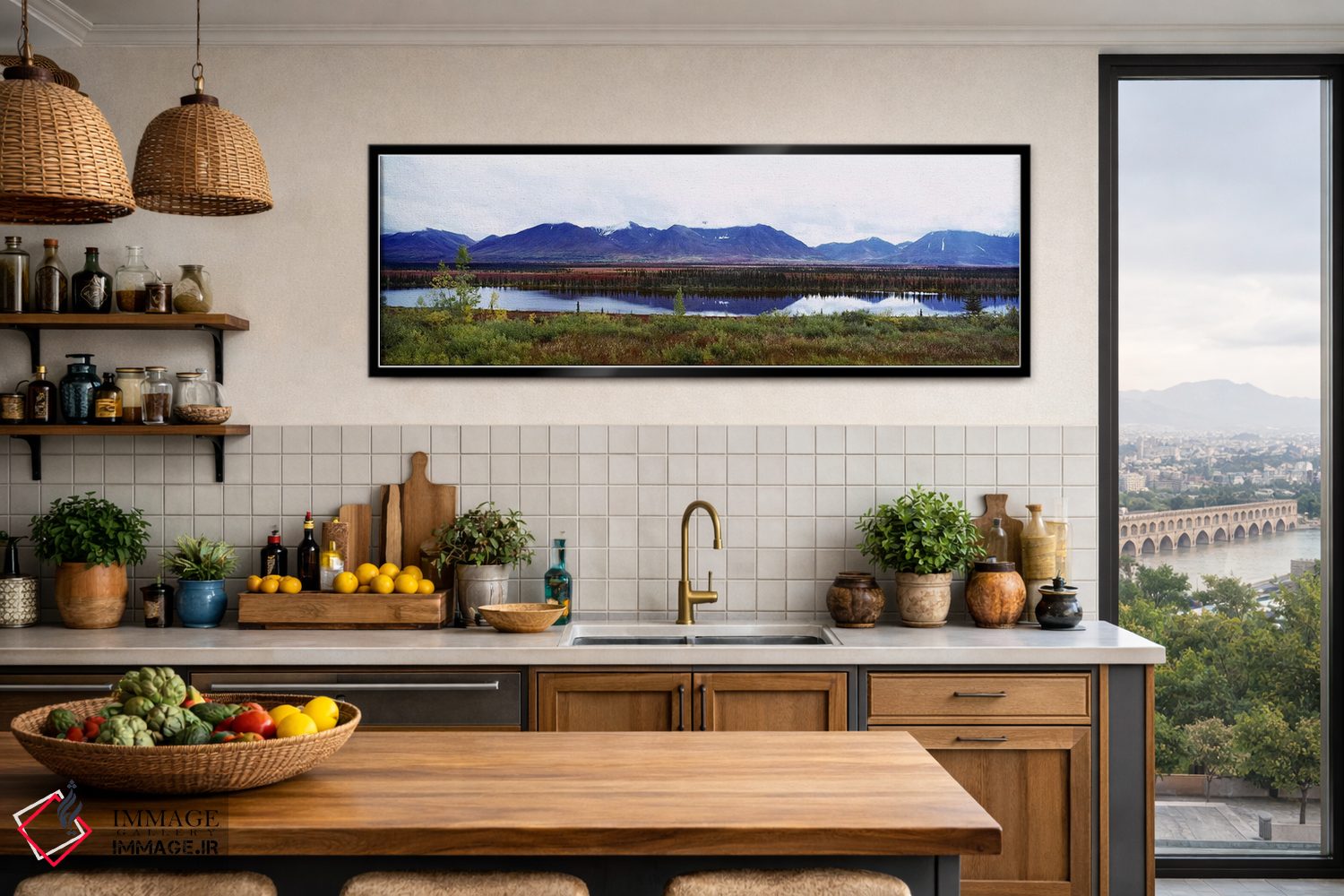 تابلو دکوراتیو Mt McKinley, Denali National Park, Anchorage, Alaska, U… اثر پانورامیک ایمجز - D3B