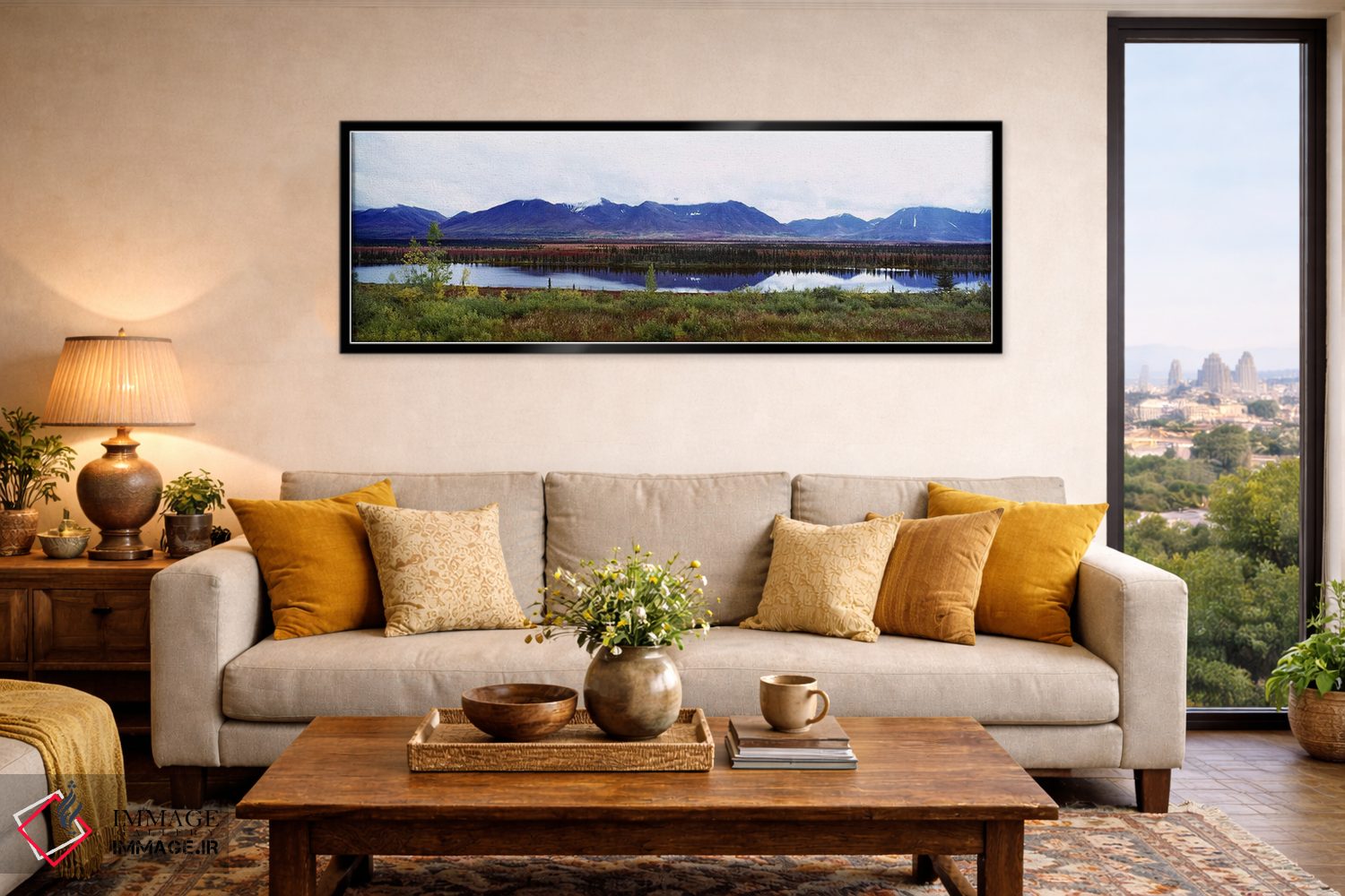 تابلو دکوراتیو Mt McKinley, Denali National Park, Anchorage, Alaska, U… اثر پانورامیک ایمجز - D6B