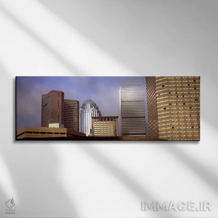 تابلو دکوراتیو Suffolk County, Massachusetts, USA,آسمان خراش ها در شهر… اثر پانورامیک ایمجز - نمای روبهرو روی دیوار