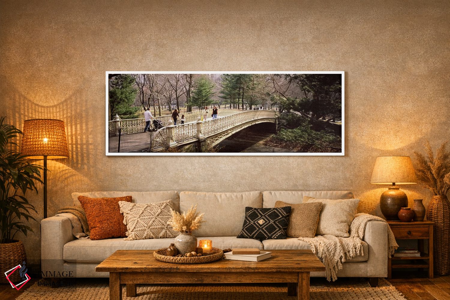 تابلو دکوراتیو Manhattan, New York City, New York State, USA,گروهی از… اثر پانورامیک ایمجز - D5W