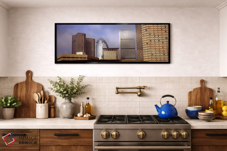 تابلو دکوراتیو Suffolk County, Massachusetts, USA,آسمان خراش ها در شهر… اثر پانورامیک ایمجز - D2B